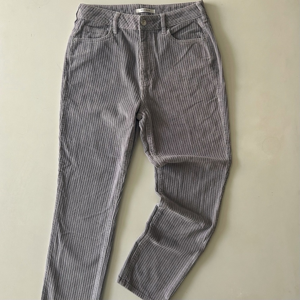 PacSun Purple Corduroy High Rise Skinny Pants Fall/Winter Trend Size 27